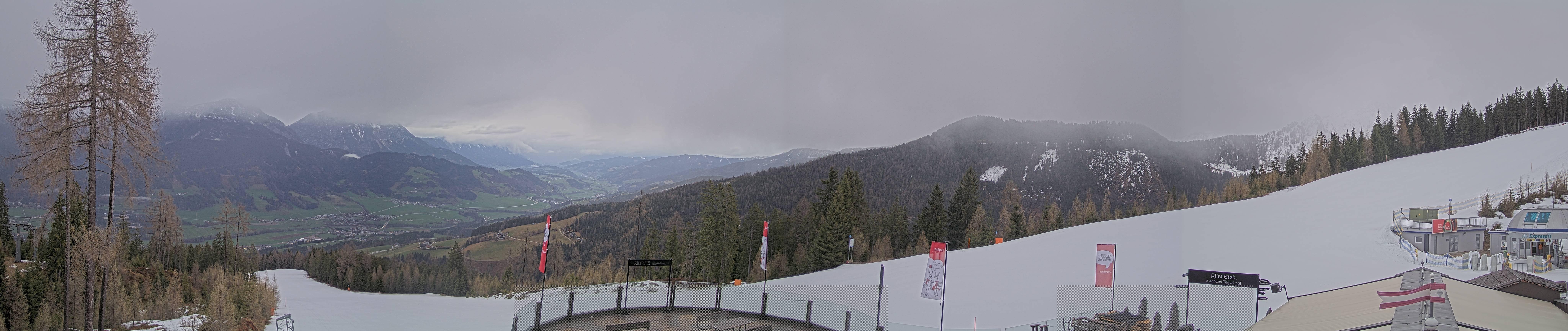 Archived image Webcam Hauser Kaibling - View towards valley Enns