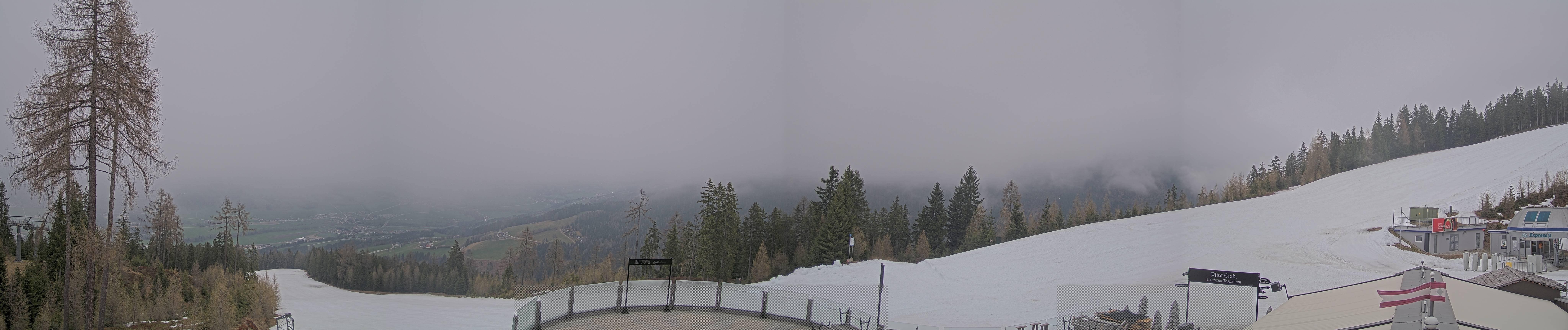 Archiv Foto Webcam Hauser Kaibling - Blick ins Ennstal von der Knapplhütte