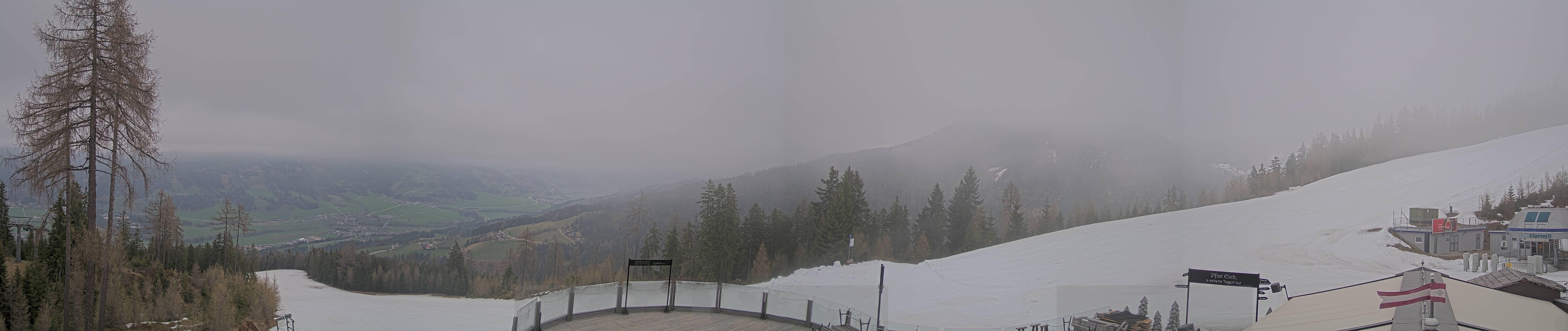 Archiv Foto Webcam Hauser Kaibling - Blick ins Ennstal von der Knapplhütte