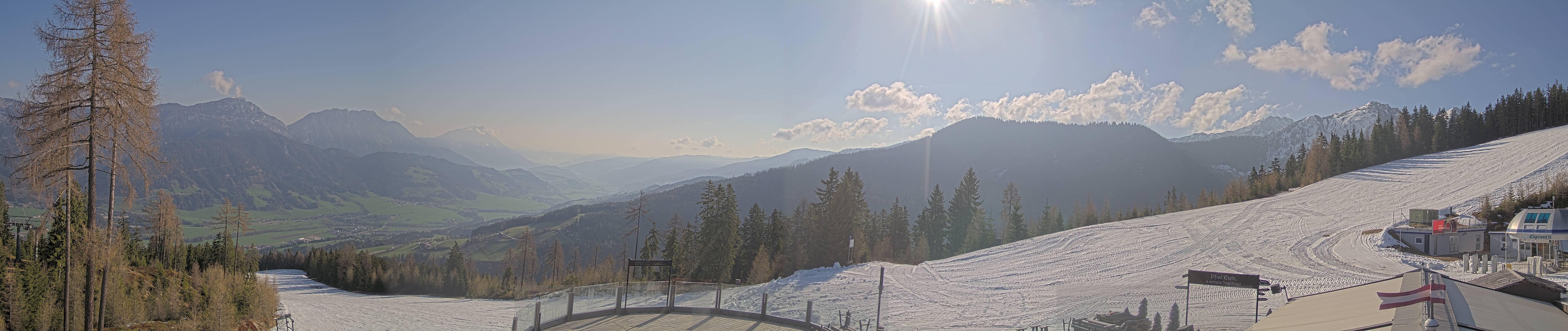 Archiv Foto Webcam Hauser Kaibling - Blick ins Ennstal von der Knapplhütte
