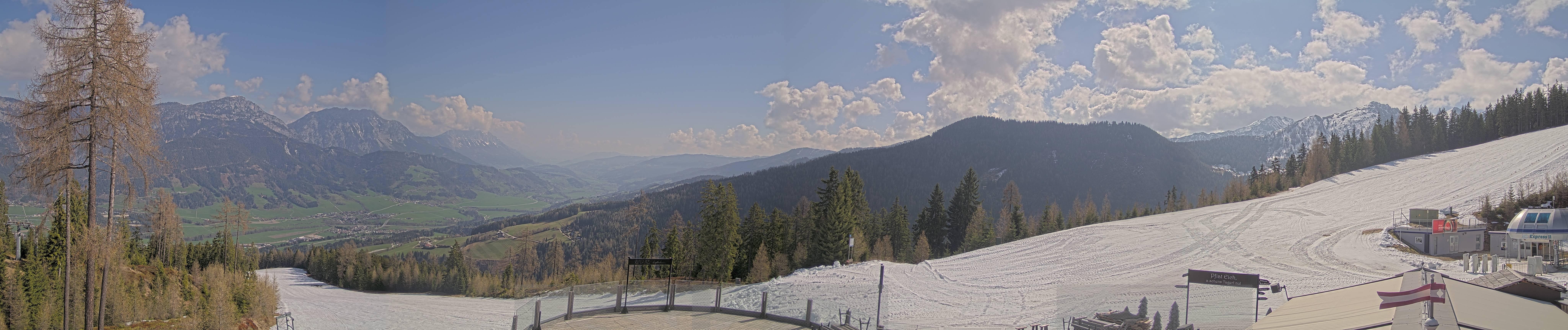 Archiv Foto Webcam Hauser Kaibling - Blick ins Ennstal von der Knapplhütte