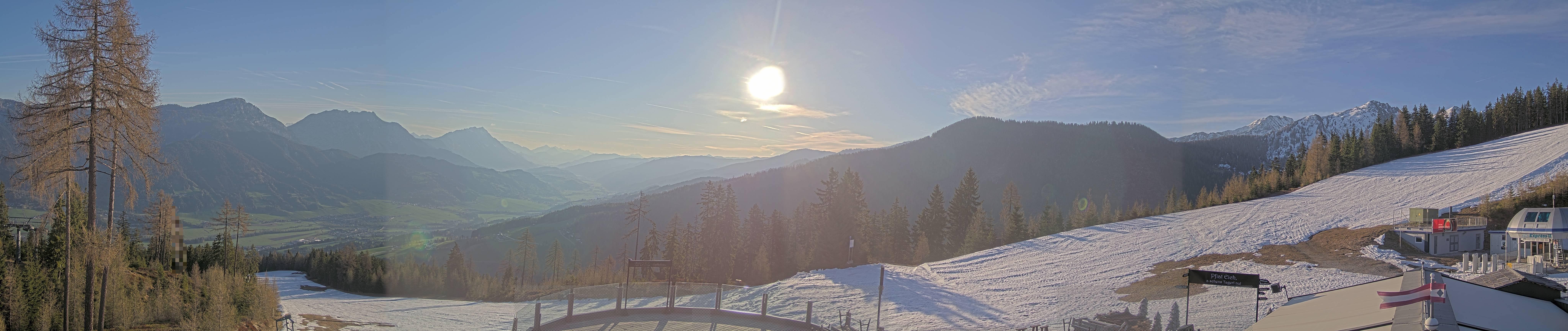 Archived image Webcam Hauser Kaibling - View towards valley Enns