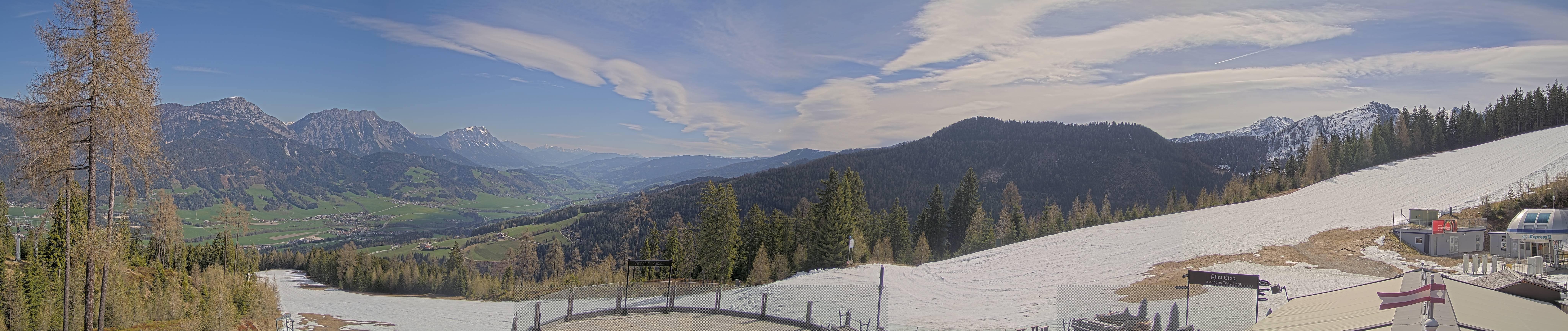 Archived image Webcam Hauser Kaibling - View towards valley Enns