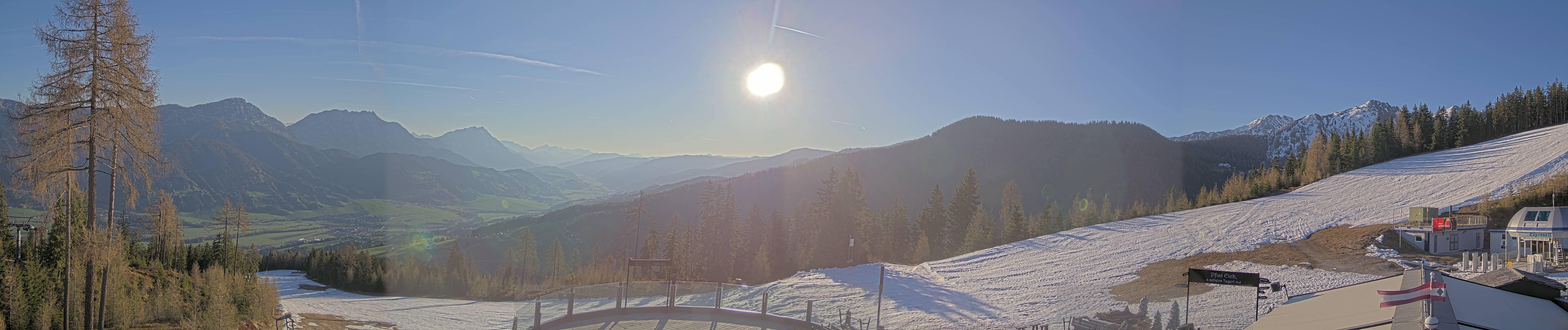 Archived image Webcam Hauser Kaibling - View towards valley Enns