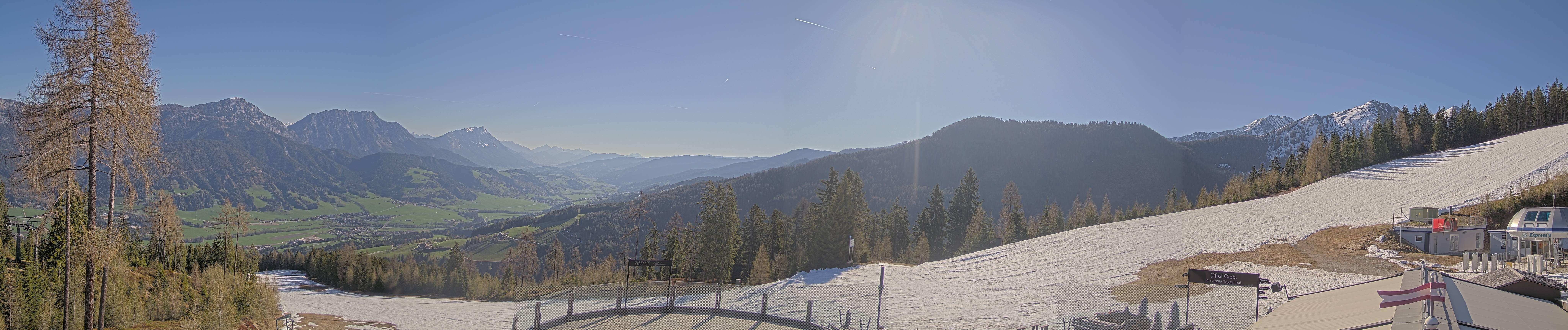 Archived image Webcam Hauser Kaibling - View towards valley Enns