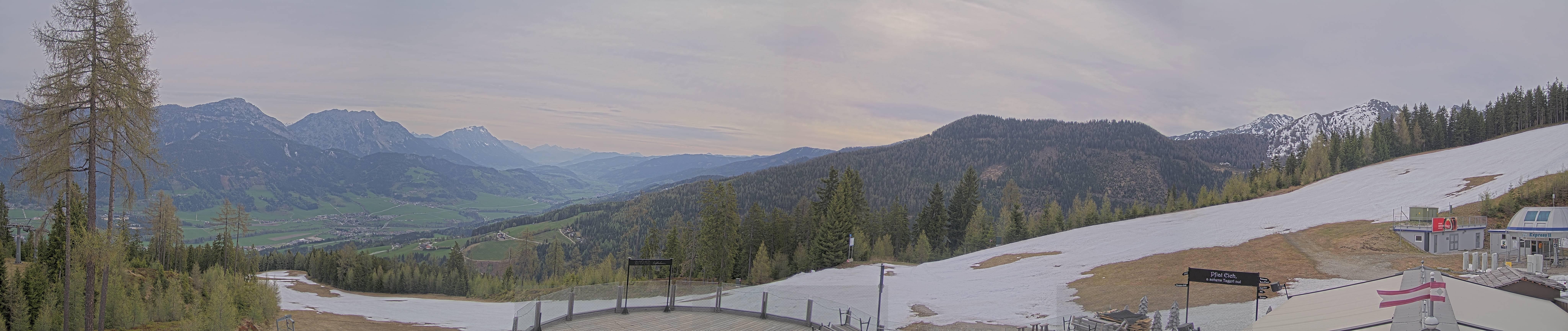 Archived image Webcam Hauser Kaibling - View towards valley Enns