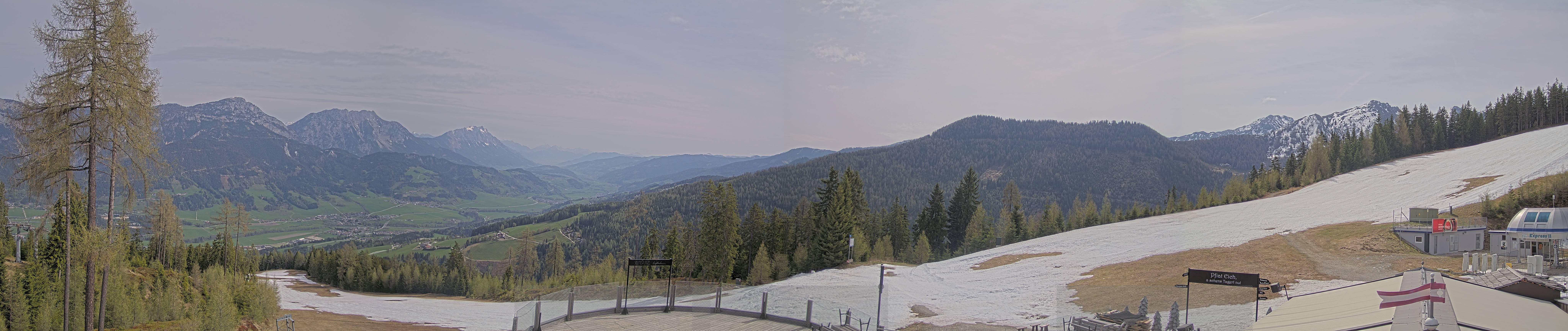 Archived image Webcam Hauser Kaibling - View towards valley Enns