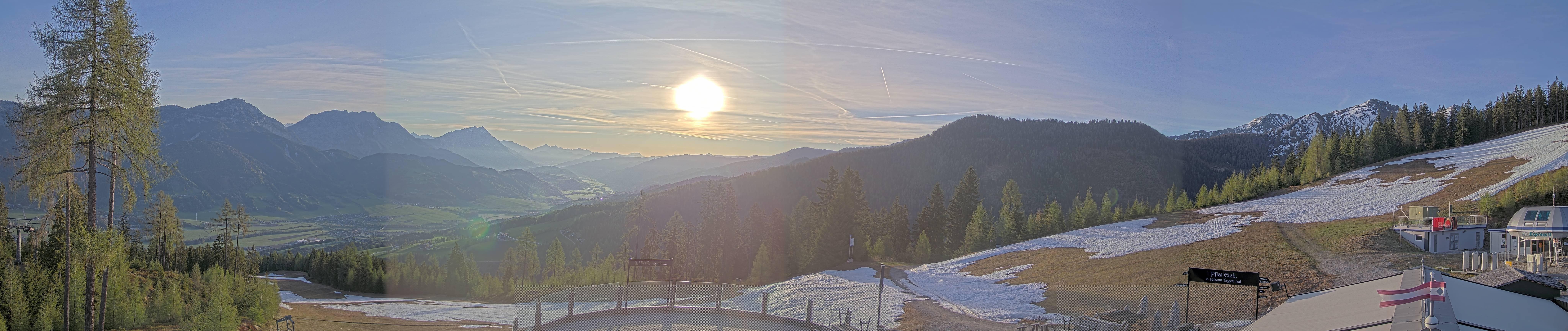 Archived image Webcam Hauser Kaibling - View towards valley Enns