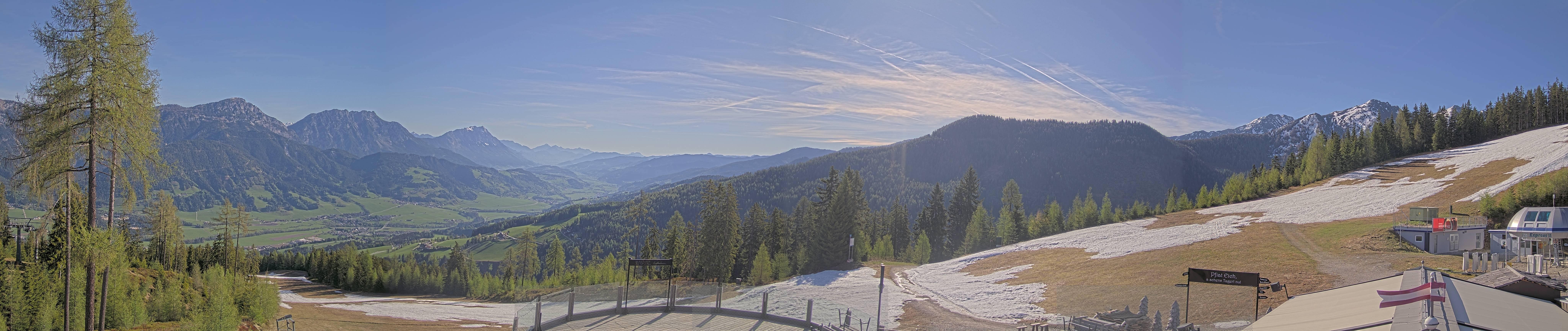 Archived image Webcam Hauser Kaibling - View towards valley Enns