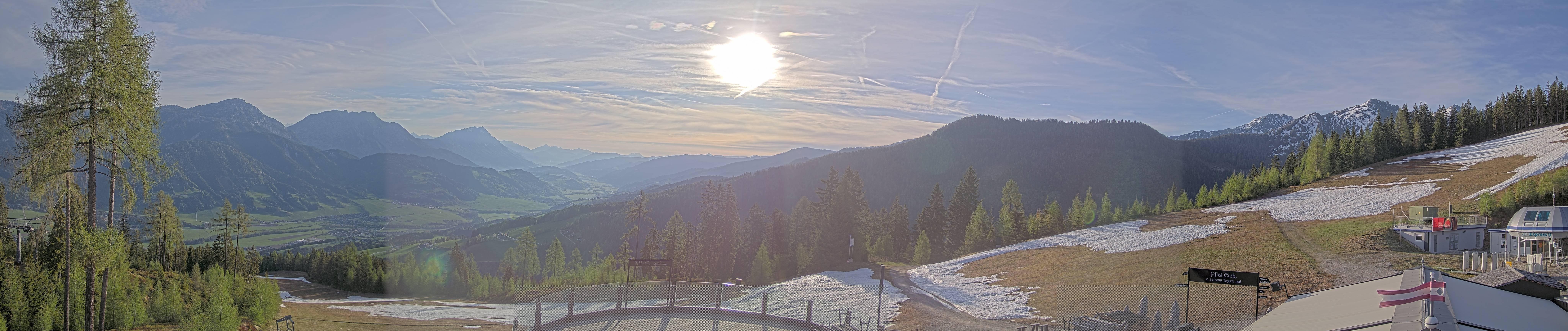 Archived image Webcam Hauser Kaibling - View towards valley Enns