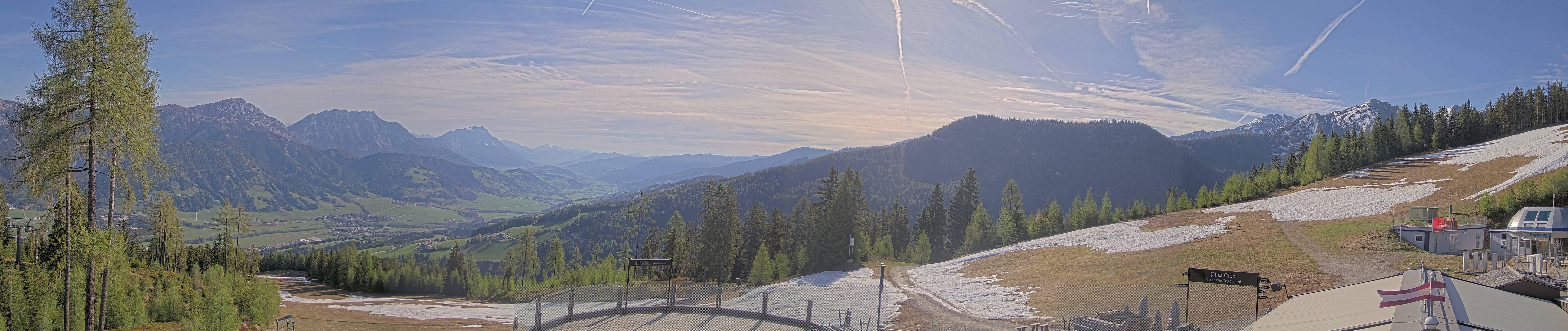 Archived image Webcam Hauser Kaibling - View towards valley Enns