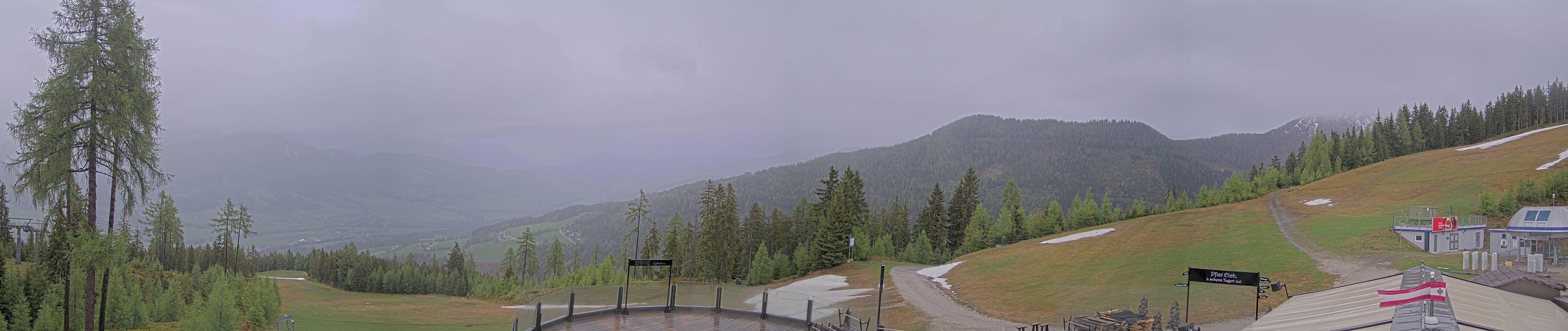Archived image Webcam Hauser Kaibling - View towards valley Enns