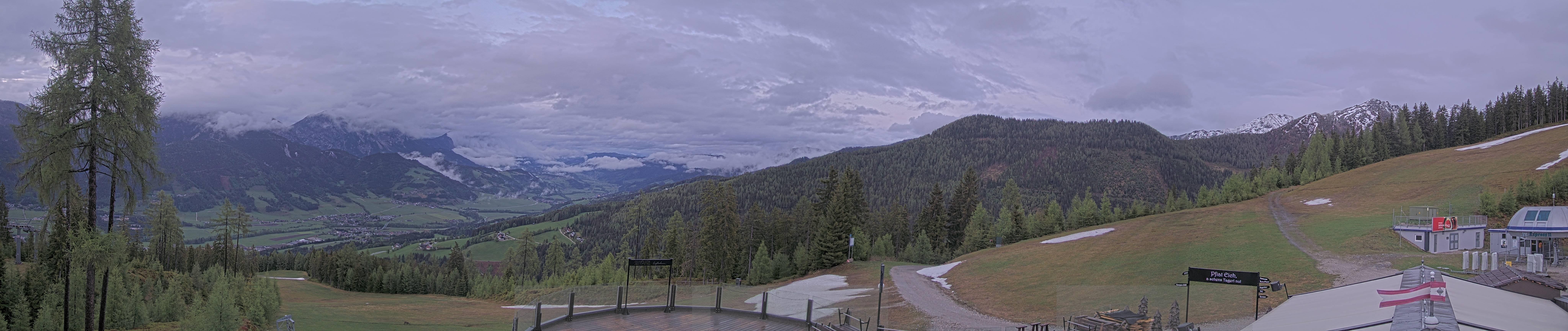 Archived image Webcam Hauser Kaibling - View towards valley Enns