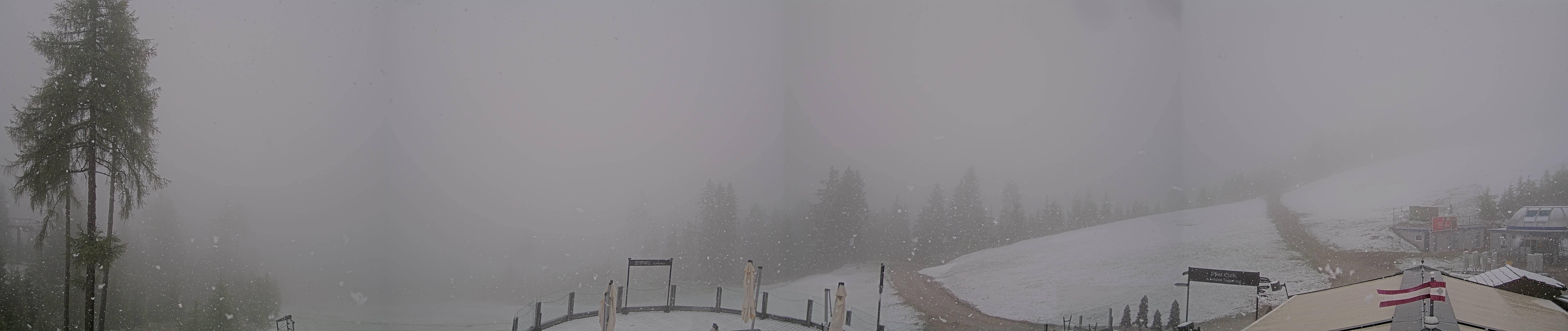 Archiv Foto Webcam Hauser Kaibling - Blick ins Ennstal von der Knapplhütte