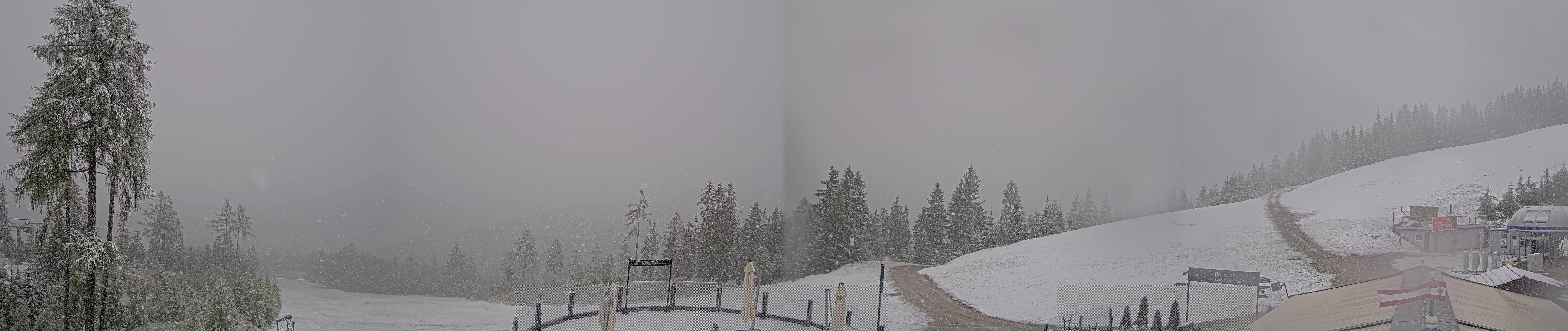 Archiv Foto Webcam Hauser Kaibling - Blick ins Ennstal von der Knapplhütte