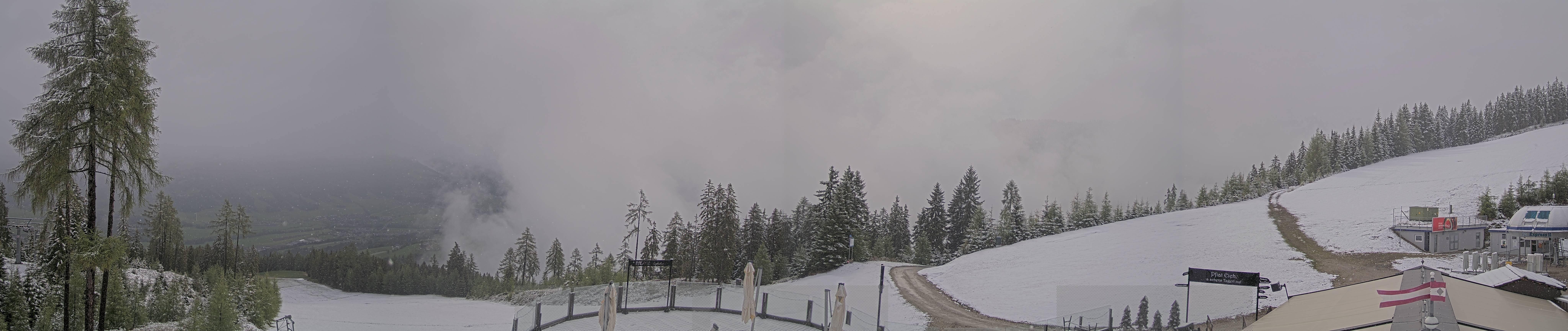 Archiv Foto Webcam Hauser Kaibling - Blick ins Ennstal von der Knapplhütte
