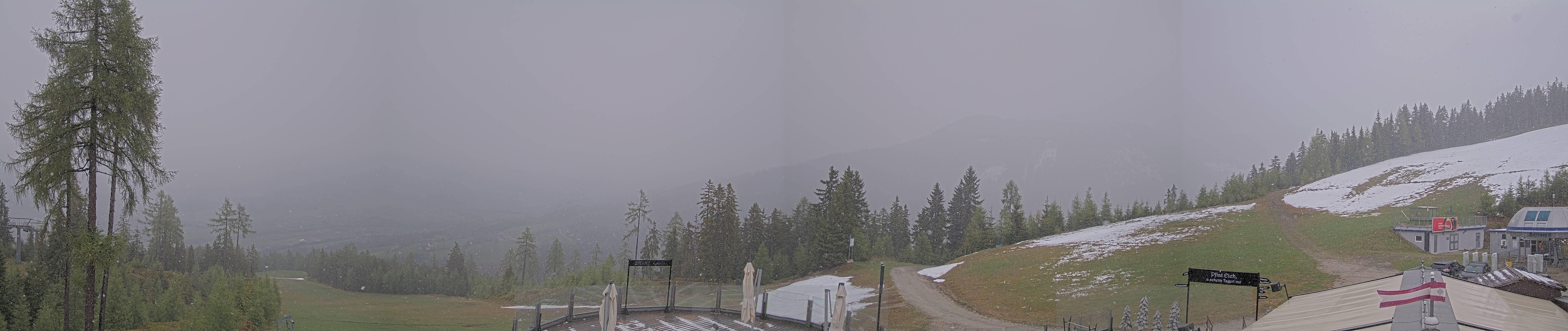 Archiv Foto Webcam Hauser Kaibling - Blick ins Ennstal von der Knapplhütte