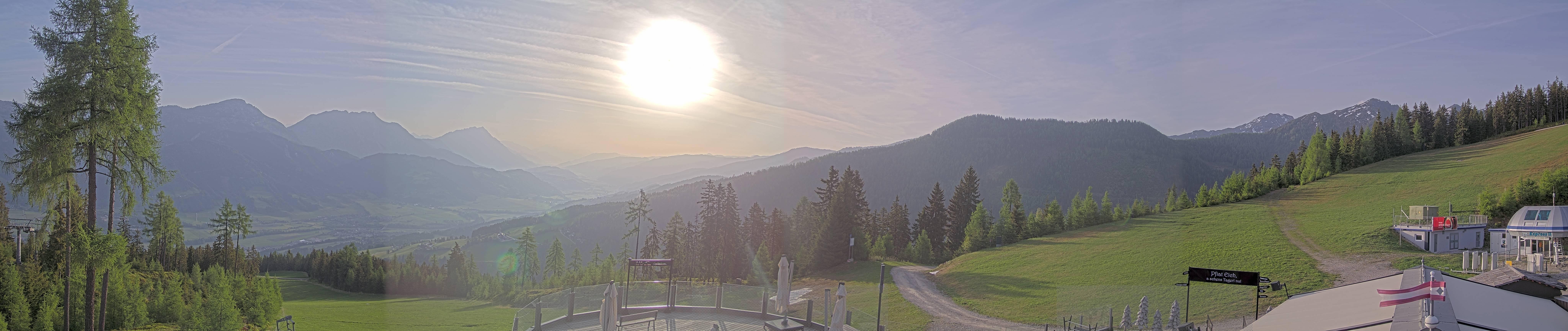 Archived image Webcam Hauser Kaibling - View towards valley Enns