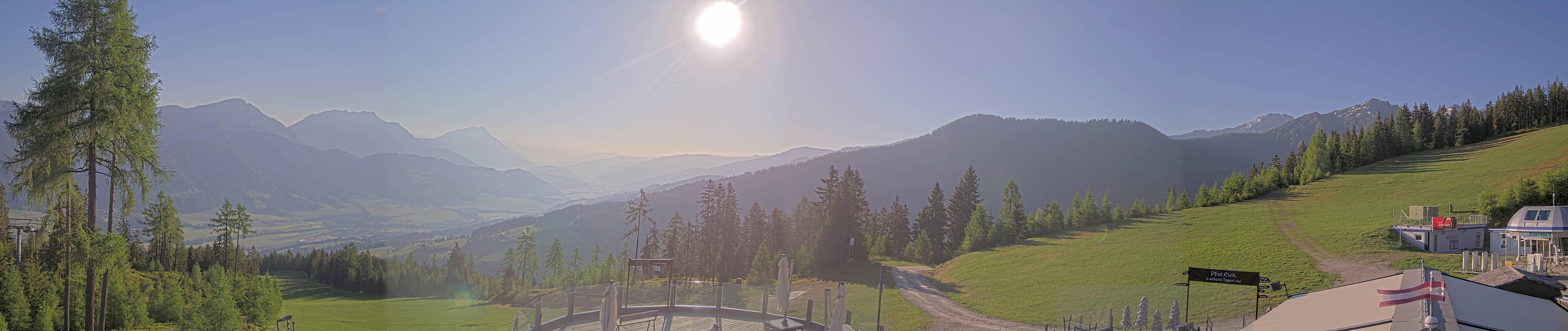 Archived image Webcam Hauser Kaibling - View towards valley Enns