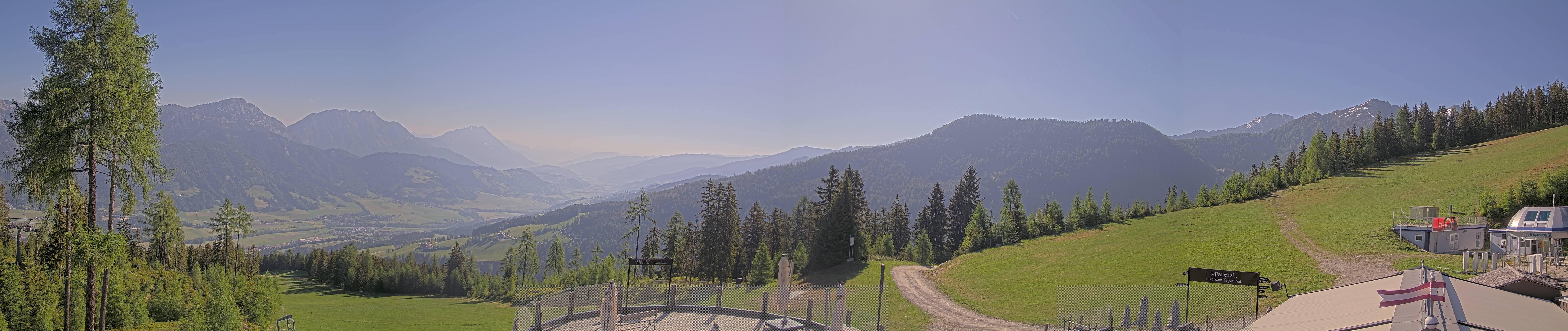 Archived image Webcam Hauser Kaibling - View towards valley Enns