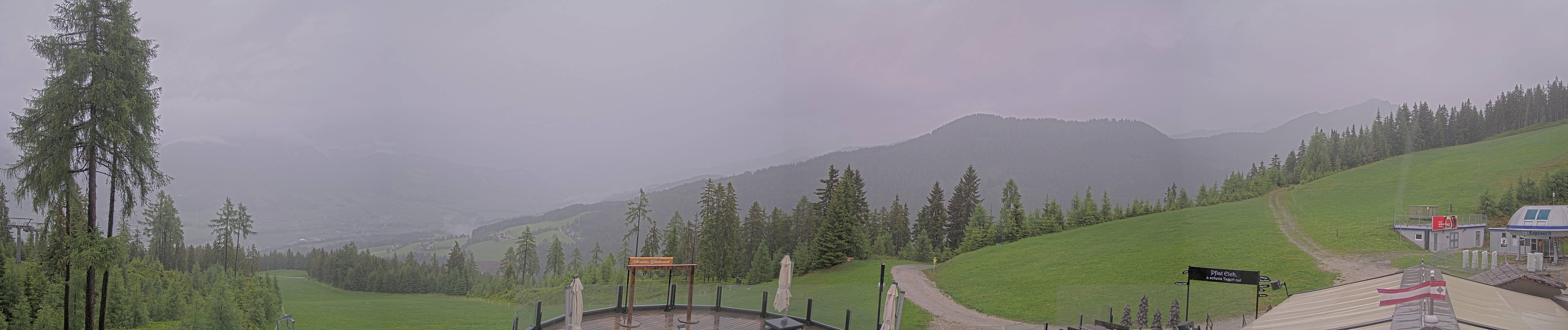 Archiv Foto Webcam Hauser Kaibling - Blick ins Ennstal von der Knapplhütte