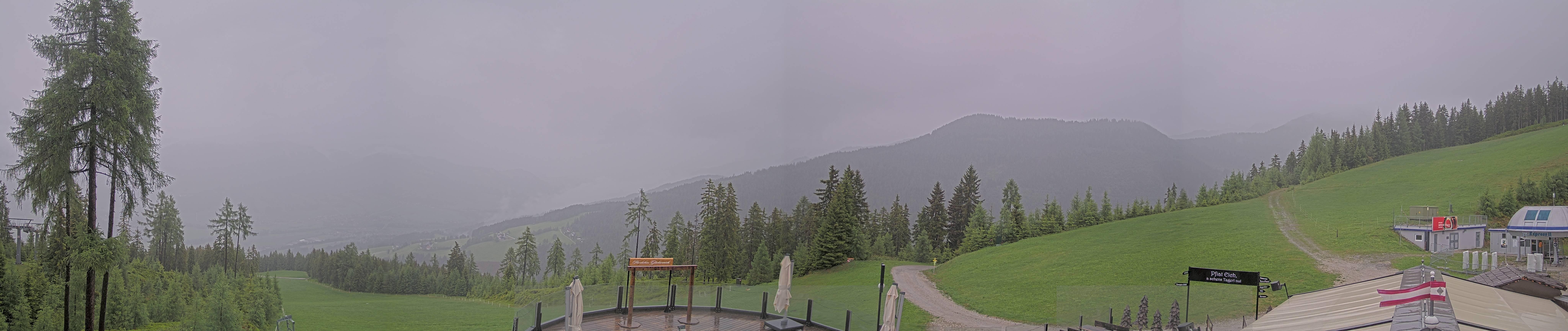 Archiv Foto Webcam Hauser Kaibling - Blick ins Ennstal von der Knapplhütte