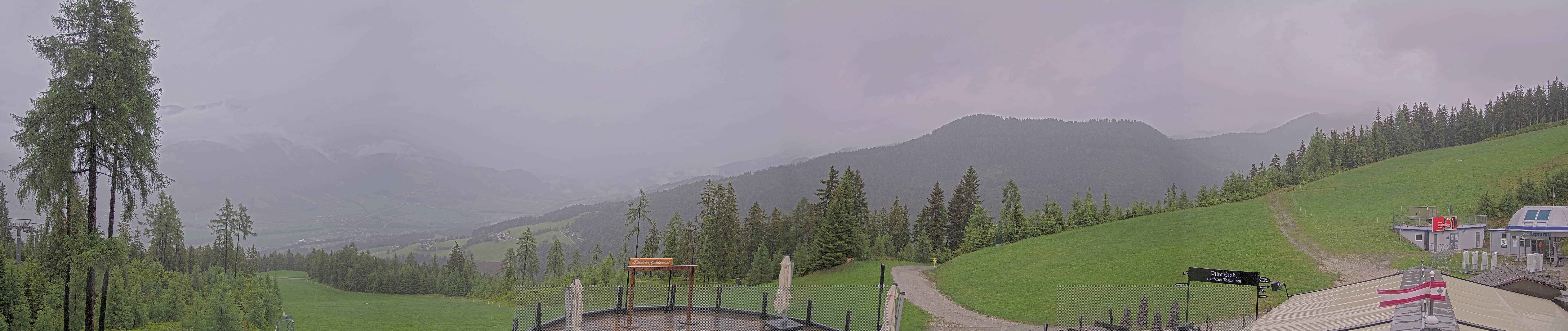 Archiv Foto Webcam Hauser Kaibling - Blick ins Ennstal von der Knapplhütte