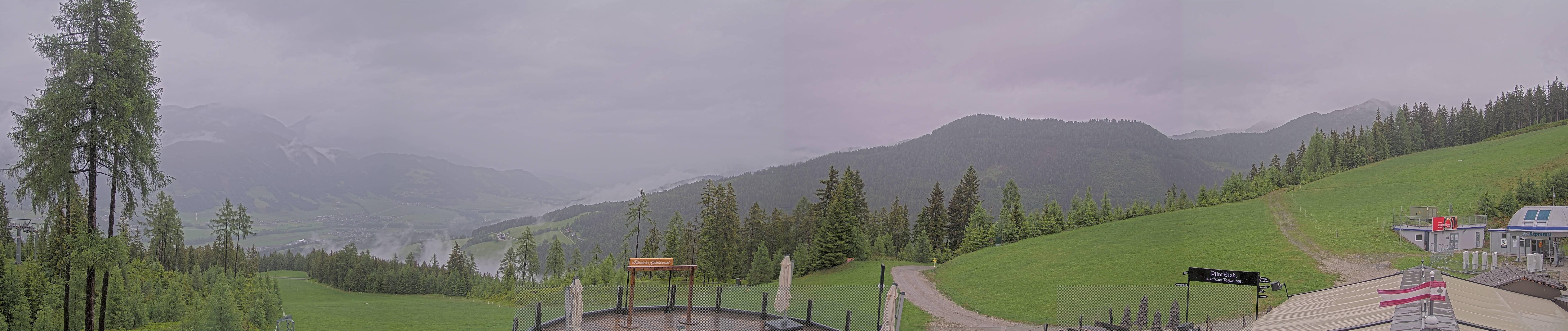 Archiv Foto Webcam Hauser Kaibling - Blick ins Ennstal von der Knapplhütte
