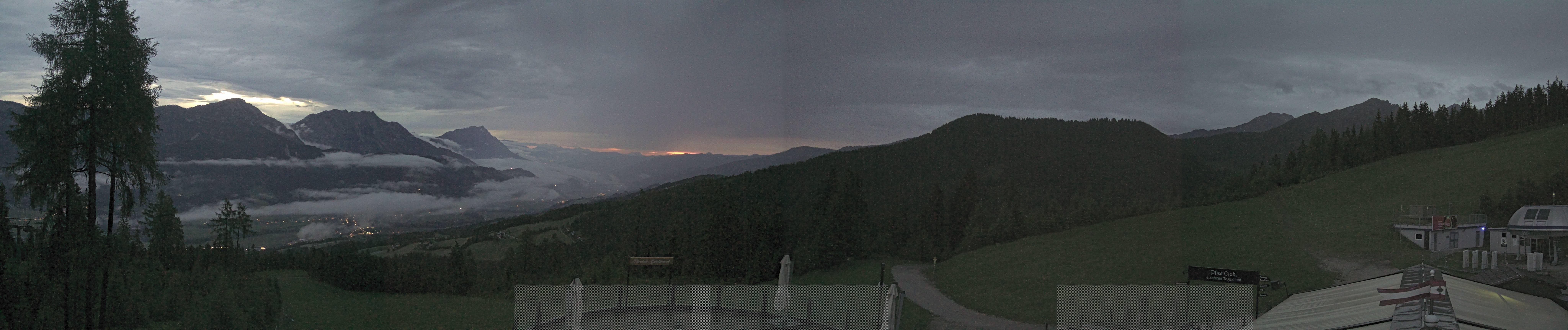 Archived image Webcam Hauser Kaibling - View towards valley Enns