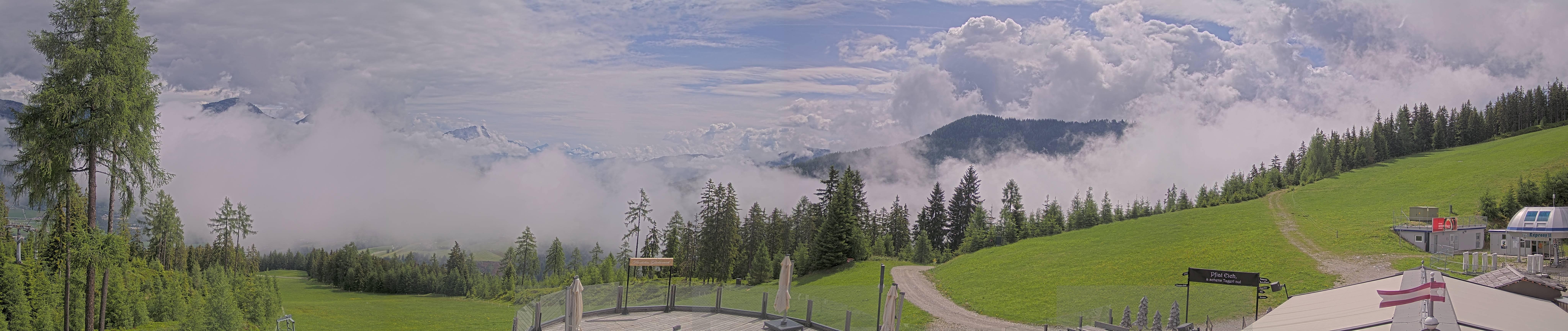 Archived image Webcam Hauser Kaibling - View towards valley Enns