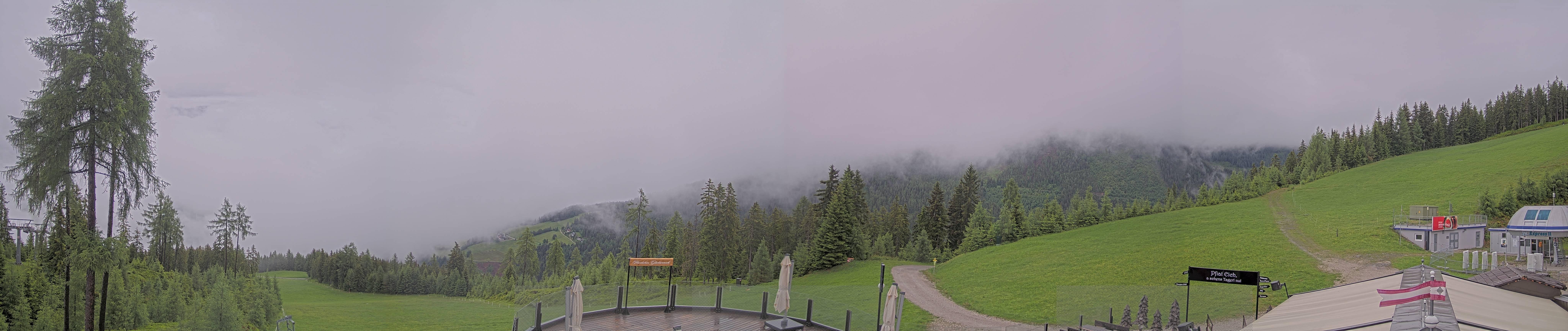 Archiv Foto Webcam Hauser Kaibling - Blick ins Ennstal von der Knapplhütte