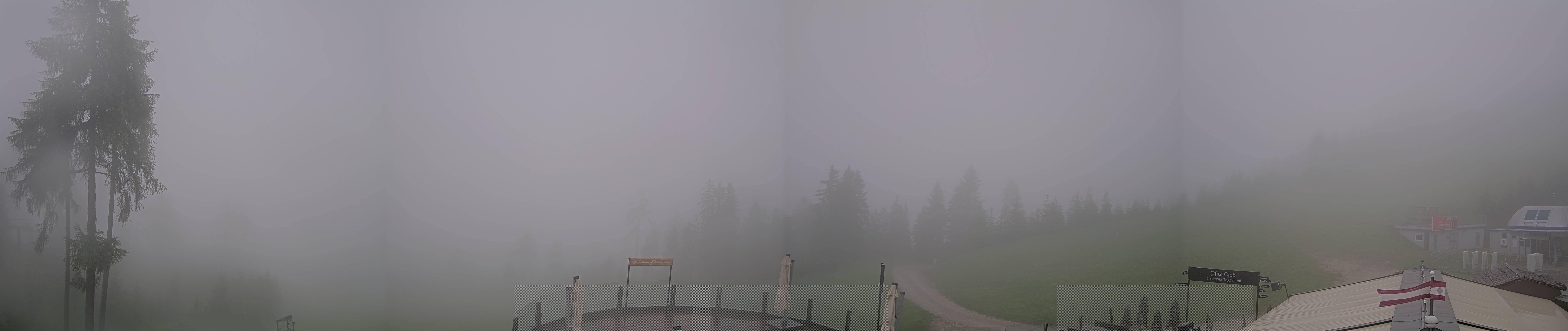Archiv Foto Webcam Hauser Kaibling - Blick ins Ennstal von der Knapplhütte