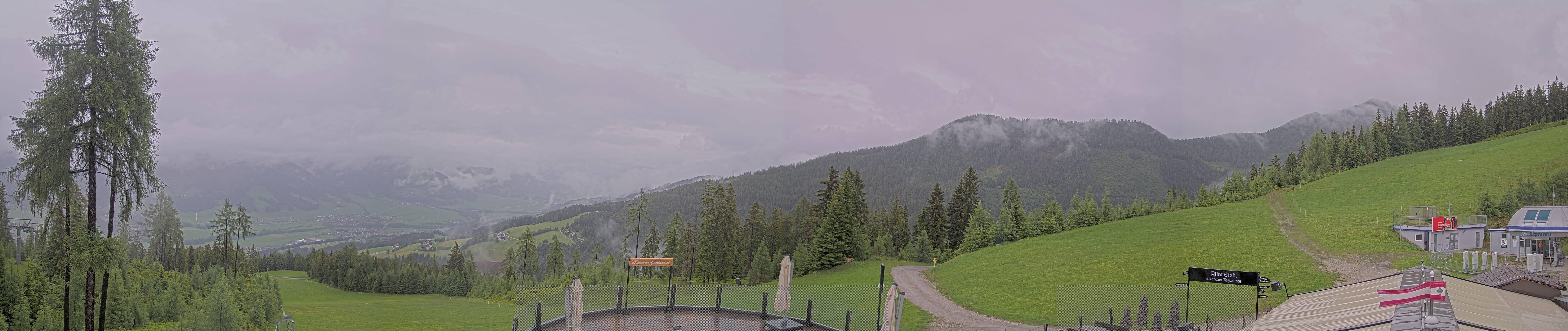 Archiv Foto Webcam Hauser Kaibling - Blick ins Ennstal von der Knapplhütte