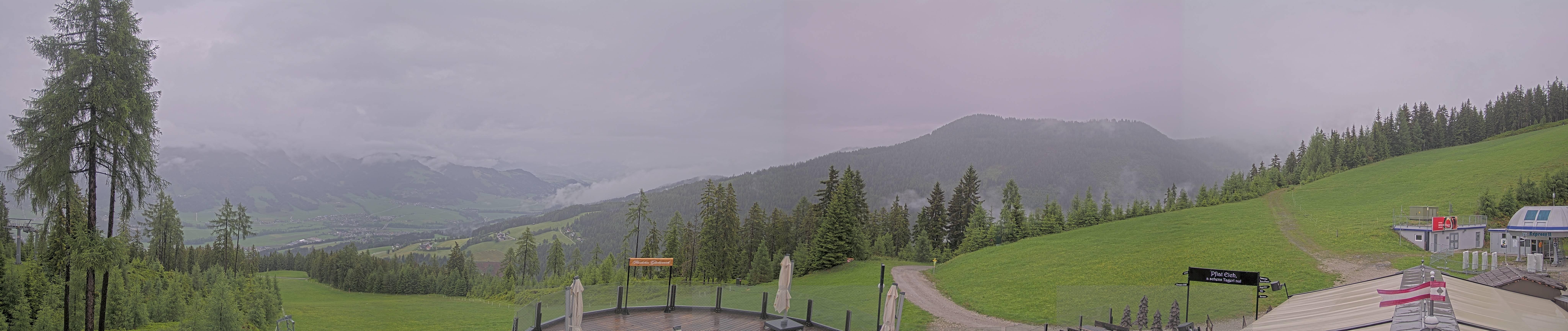 Archiv Foto Webcam Hauser Kaibling - Blick ins Ennstal von der Knapplhütte