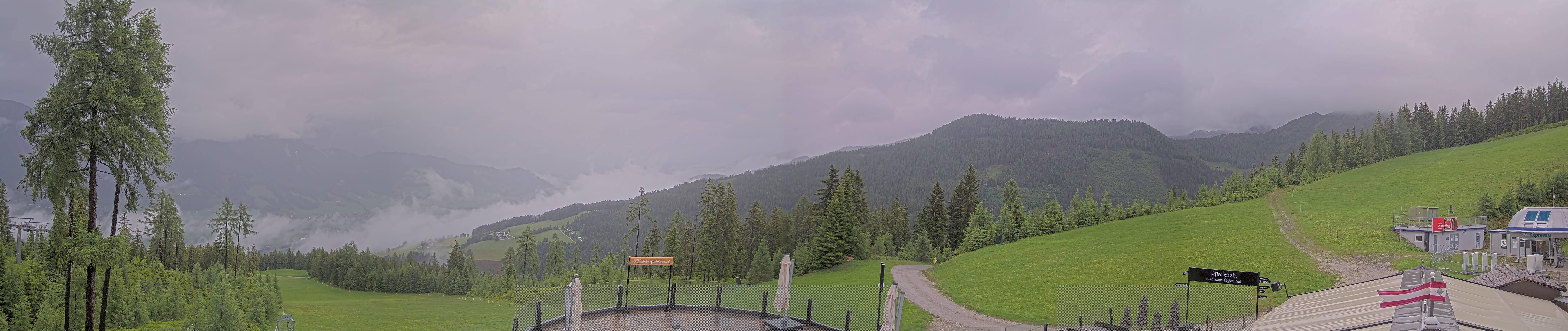 Archiv Foto Webcam Hauser Kaibling - Blick ins Ennstal von der Knapplhütte