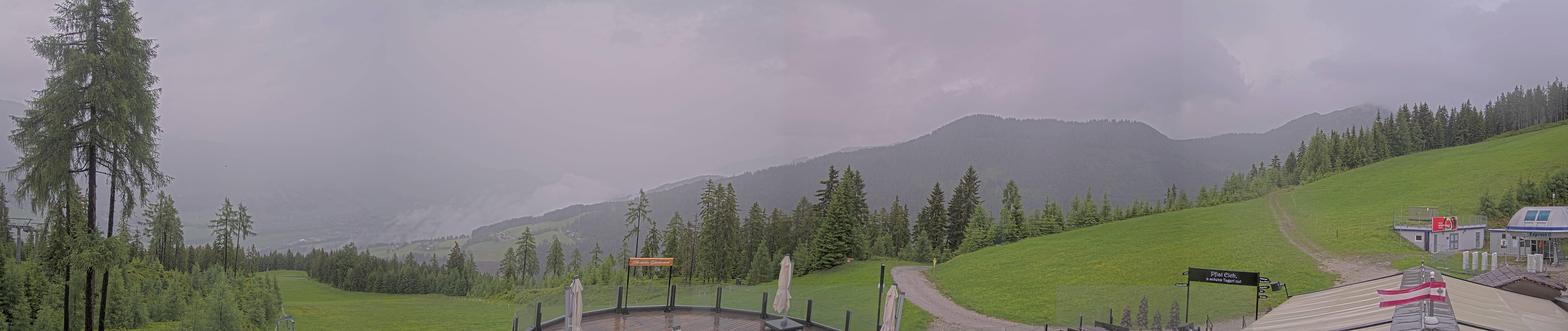 Archiv Foto Webcam Hauser Kaibling - Blick ins Ennstal von der Knapplhütte