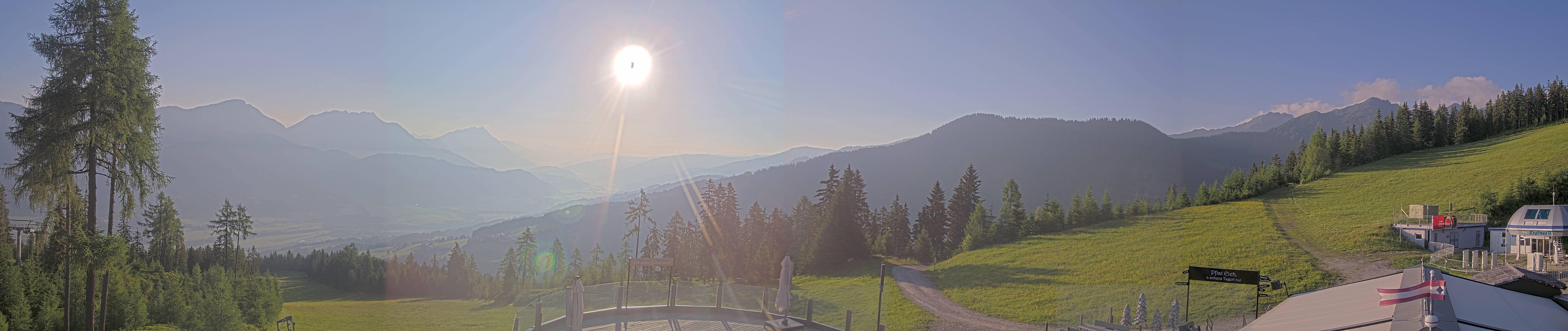 Archiv Foto Webcam Hauser Kaibling - Blick ins Ennstal von der Knapplhütte