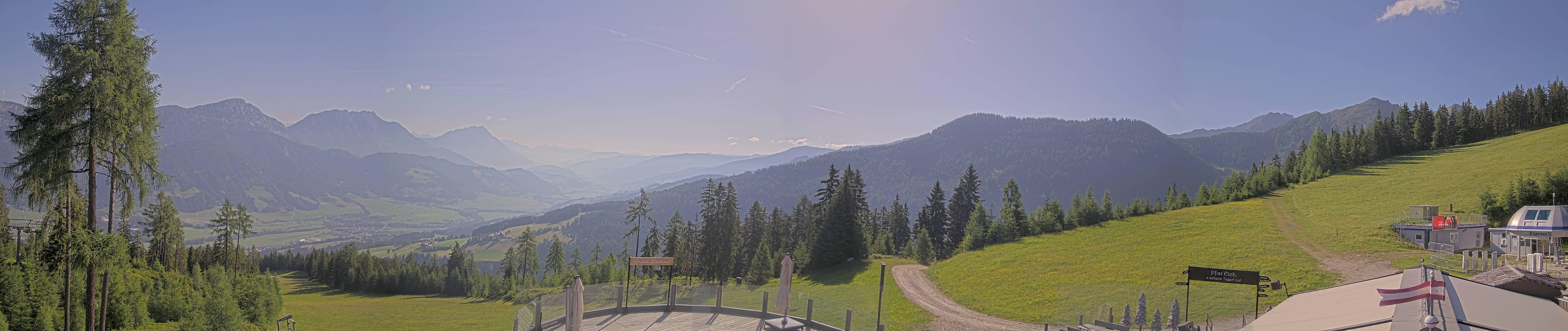 Archived image Webcam Hauser Kaibling - View towards valley Enns
