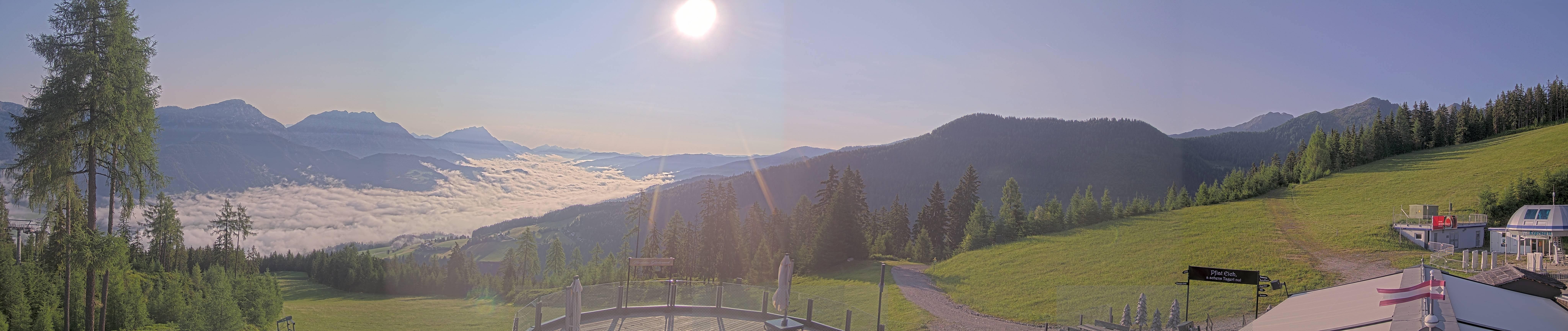 Archiv Foto Webcam Hauser Kaibling - Blick ins Ennstal von der Knapplhütte