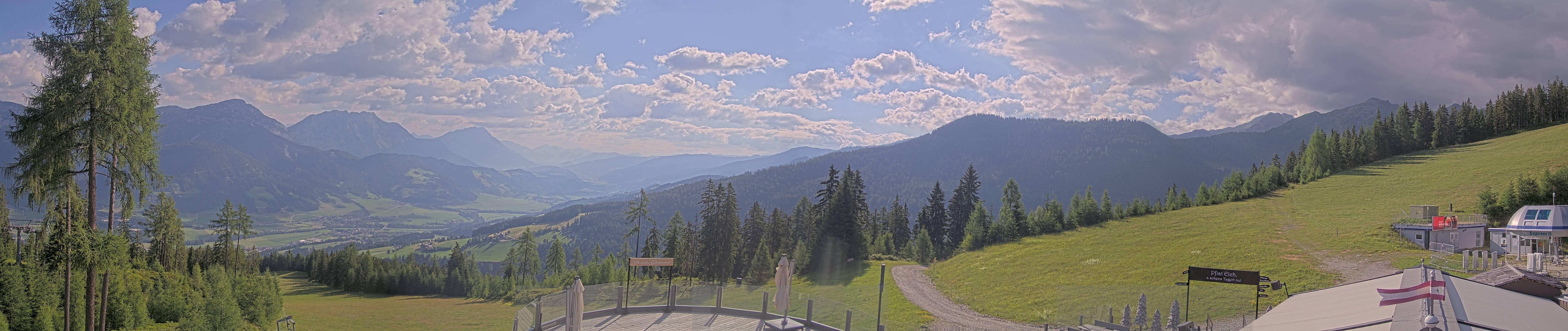 Archiv Foto Webcam Hauser Kaibling - Blick ins Ennstal von der Knapplhütte