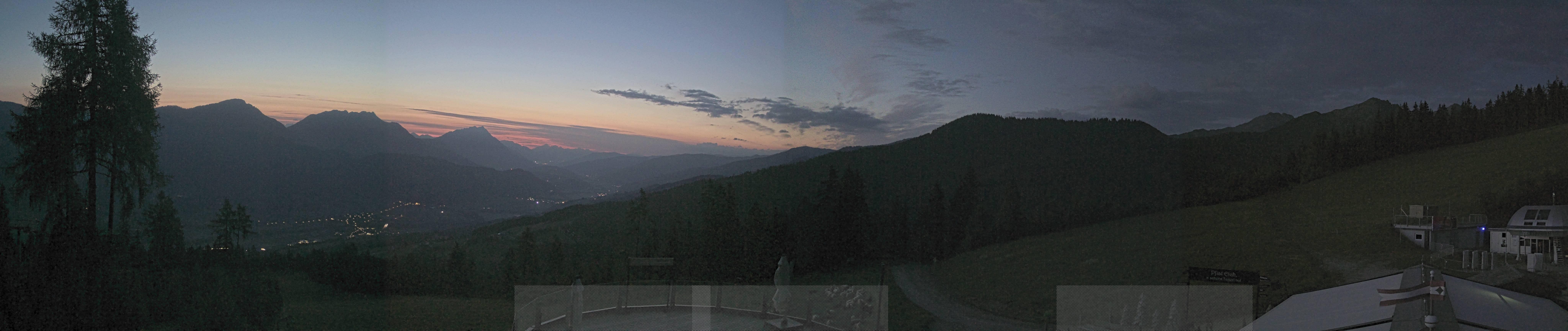 Archiv Foto Webcam Hauser Kaibling - Blick ins Ennstal von der Knapplhütte