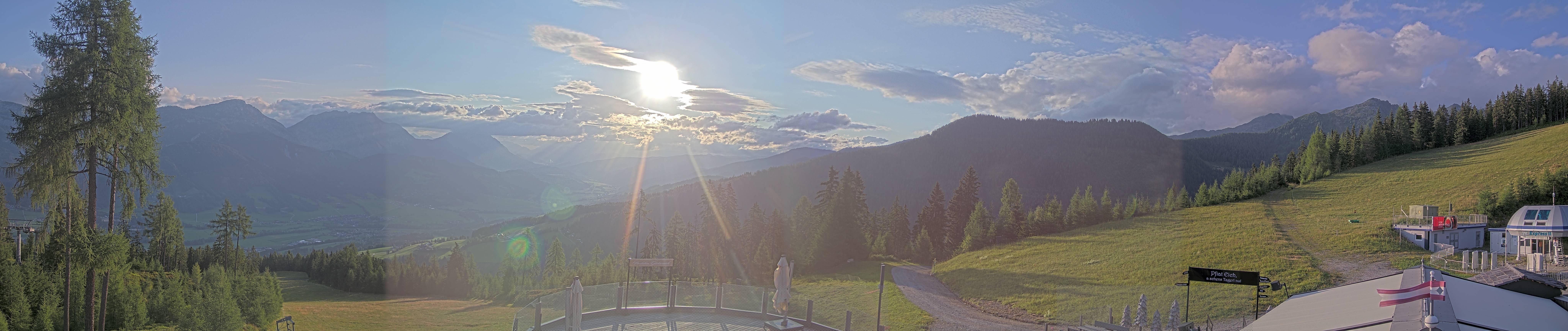 Archived image Webcam Hauser Kaibling - View towards valley Enns