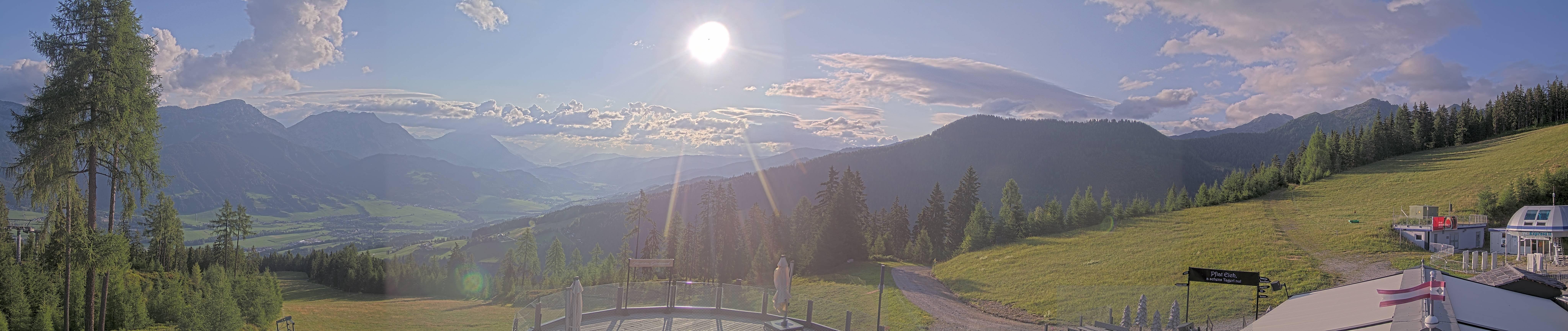 Archived image Webcam Hauser Kaibling - View towards valley Enns