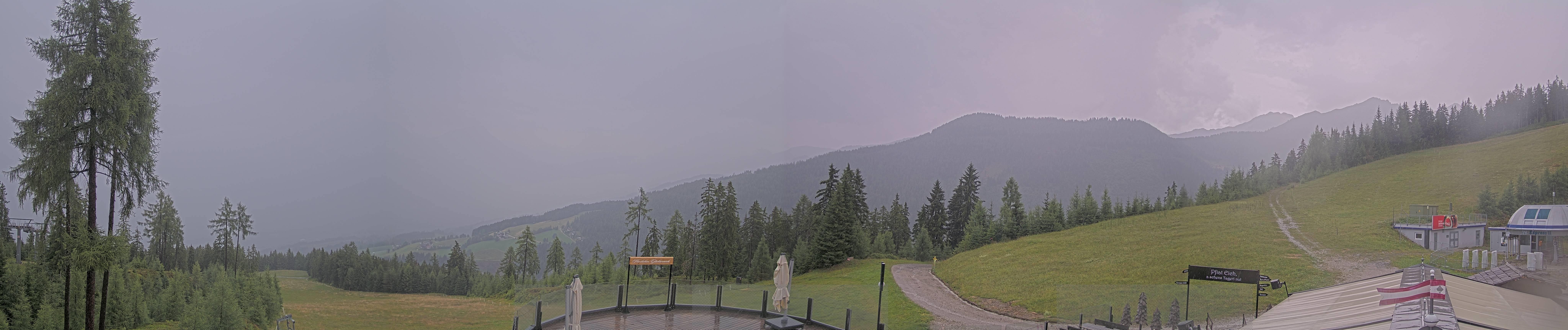 Archiv Foto Webcam Hauser Kaibling - Blick ins Ennstal von der Knapplhütte