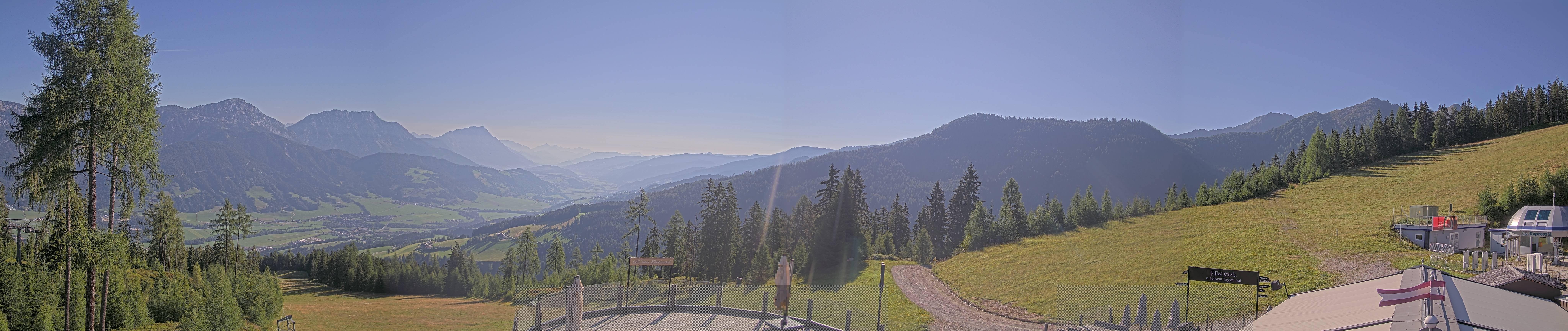Archiv Foto Webcam Hauser Kaibling - Blick ins Ennstal von der Knapplhütte