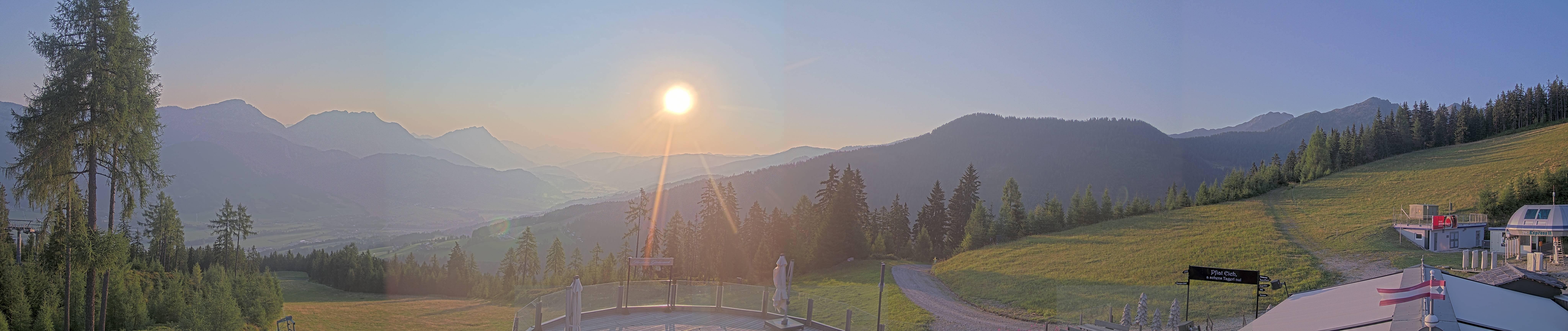 Archived image Webcam Hauser Kaibling - View towards valley Enns