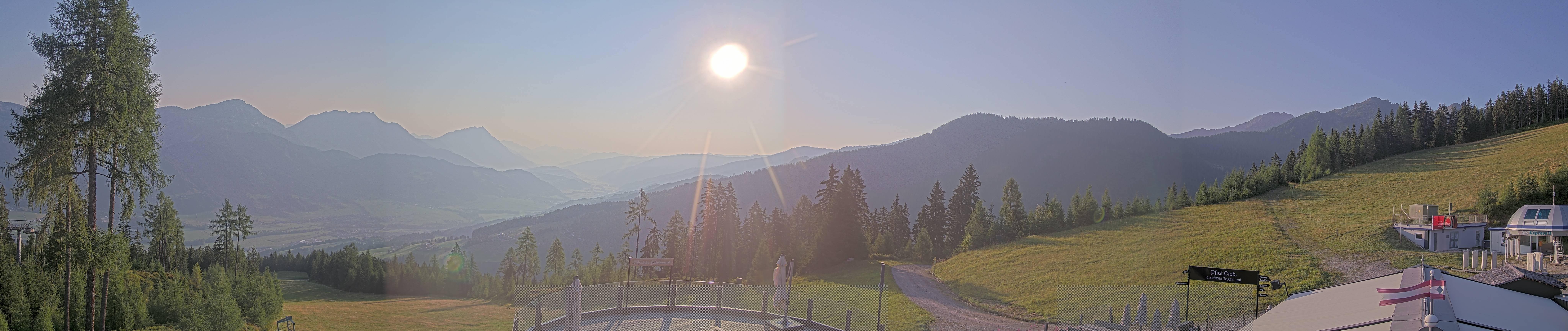 Archived image Webcam Hauser Kaibling - View towards valley Enns