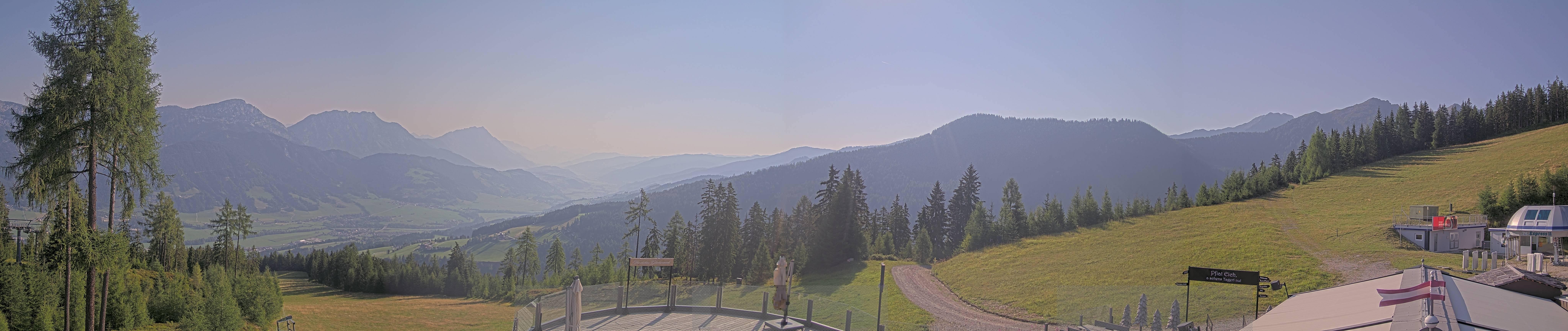Archived image Webcam Hauser Kaibling - View towards valley Enns