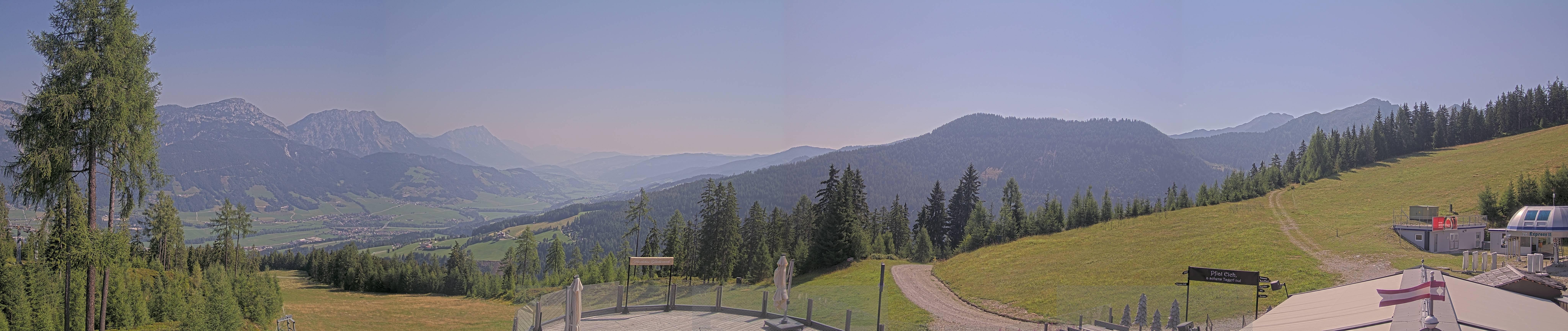 Archived image Webcam Hauser Kaibling - View towards valley Enns