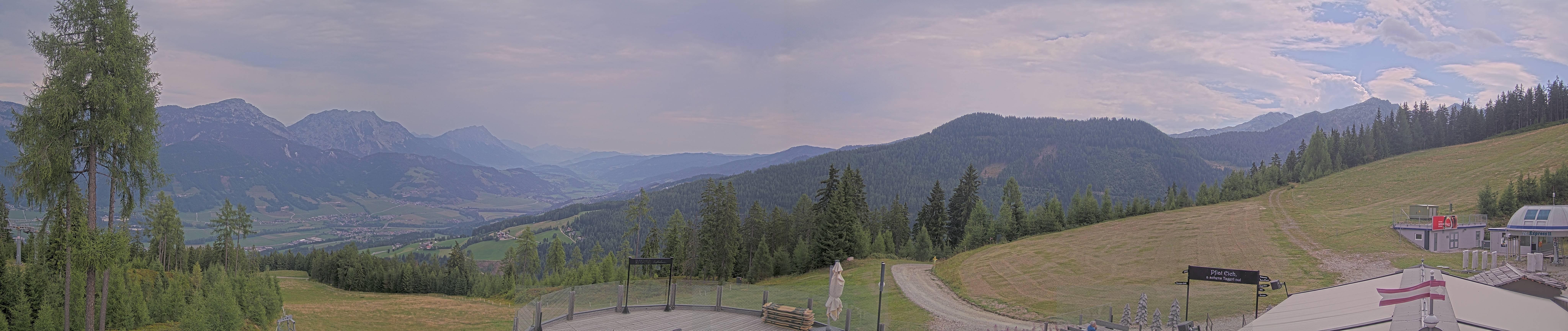 Archiv Foto Webcam Hauser Kaibling - Blick ins Ennstal von der Knapplhütte